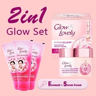 2in1 Glow & Lovely Visit the Store Glow & Lovely Hydra Glow Rose with face wash