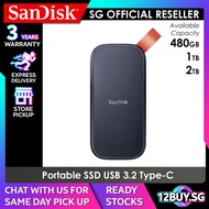 SanDisk E30 Portable SSD Read Speed 520MB/s Write Speed 520MB/s 480GB 1TB 2TB 12BUY.MEMORY