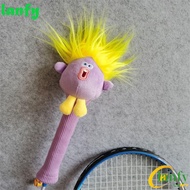 LANFY Badminton Racket Handle Cover, Non Slip Elastic Cartoon Badminton Racket Protector, Sweat Absorption Grip Drawstring Cute Animal Badminton Racket Grip Cover Universal