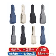 (() Ibanez Ibanez Electric Guitar Backpack Electric Guitar Piano Bag Thickened Electric Guitar Bag L