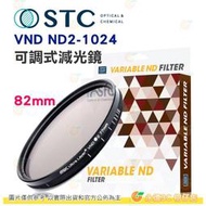 送蔡司拭鏡紙10包 台灣製 STC VND ND2-1024 可調式減光鏡 82mm 超輕薄 鍍膜 低色偏 18個月保固