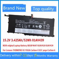 3.425Ah/ 01AV439 00HW028 Battery SB10F4647 01AV410 For Lenovo THINKPAD X1 YOGA Carbon 4 X1C 01AV457 409