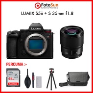 Panasonic Lumix S5ii / S5 ii body + kit + prime lens combo with !!!