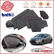 Lexus CT200H 2015-2024 Breko Sun Shade High Quality Car Magnetic Sunshade [Rear Windscreen] (6 Pcs)