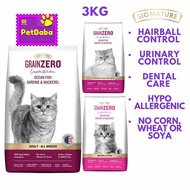 3kg Grain Zero Cat Food - Grain, Gloten & GMO Free