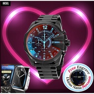 [FREE ENGRAVE] Original Diesel Mega Chief men watch DZ4318 with 2years warranty