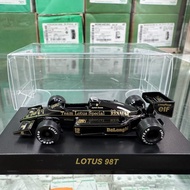 Jingshang Kyosho No. 1/64 Lutes LOTUS LOTUS No. 98T No. 12 Car God Elton Senna Ayrton Senna Black Go