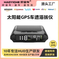 Car hud hud Head Display Beidou Satellite Speedometer Wireless Altitude Temperature Instrument hud H