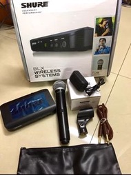 Shure/舒爾 BLX24/PG58舒爾無線一托拖一手持話筒舞台演出麥克風