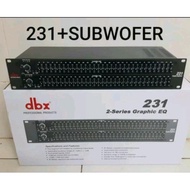 equalizer dbx 231+sub /dbx 231subwoofer