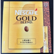 [Direct from Japan] AGF Nestle Nescafe Gold Blend Stick Black 1 box (22 sticks)