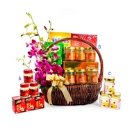 [Angelflorist.com] Get Well Hamper with Fresh Flowers - Well-being