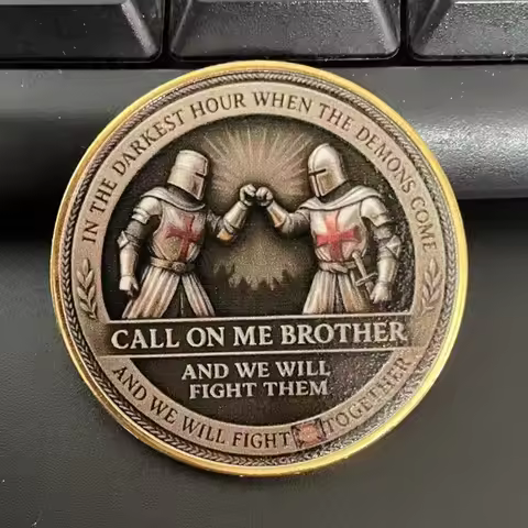 Knights Templar Souvenir Coin Collection Loyalty Honor