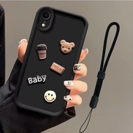 Silicone Soft Case Cartoon Doll Case 3D Three-Dimensional Case Bracelet Phone Case Suitable for Appl