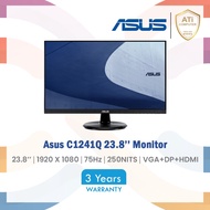 ASUS C1241Q Business Monitor Frameless Eye Care Low Blue Light FlickerFree Mountable Speaker (23.8" 