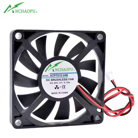 ACP7010 7cm 70mm fan 70x70x10mm DC5V 12V 24V 2pin cooling fan for CPU chassis power supply charger i
