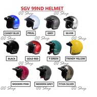 SGV SGV99 SGV HELMET (Blue,White,Grey,Silver,Black,Red,P.Green,Titan Silver ,Modern Pink ,Modern Gre