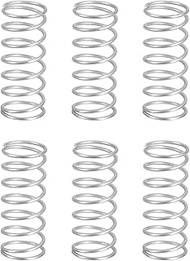 uxcell 6Pcs Compression Springs, 1.2mm Wire Diameter x 15mm OD x 40mm Length 304 Stainless Steel Ext