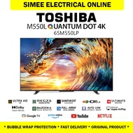 Toshiba QLED 65" Quantum Dot 4K UHD Smart Android Google LED TV 65M550LP