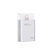 Mili iData Flash Drive 16GB for iPhone/iPad/Android (Silver)