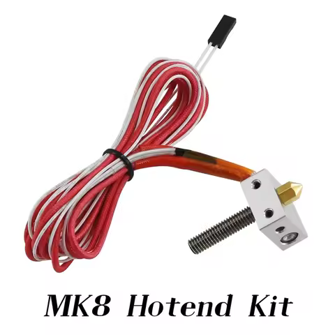 3D printer Mk8 hotend 12V 40W assembled kit J-head 0.4mm nozzle 1.75mm filament for Anet A2 A8 3D pr