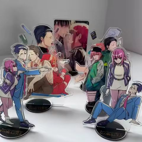 New Anime Smoking Behind The Supermarket with You Arrival Full Series HD Acrylic Stand Sasaki Yamada