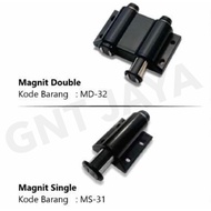 Huben GLASS MAGNET push open single double MAGNET cupboard door hinge clamp plate buffet furniture d