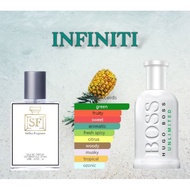 SirHan INFINITI is an alternative for Hug0 B0ss B0ttled Unlimited