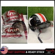 ALAI 3 Button Helmet Visor Topi Visor Smoke Tinted/ Clear For Helmet ( MS88 / SGV / APOLLO / MHR / S