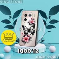 HP (KS26) Rubber Softcase for IQOO 12hp/ Flower Motif IQOO 12/case IQOO 12 2025 IQOO 12/silicone cel