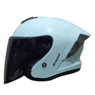 JS ARMOR HALF FACE SINGLE VISOR HELMET SNI STANDARD