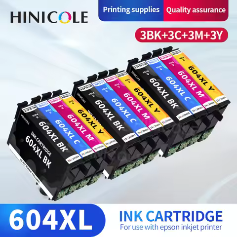 HINICOLE Compatible Ink Cartridge 604 604XL T604XL For EPSON XP2200 XP2205 XP3200 XP3205 XP4200 XP42