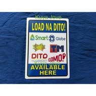 Smart Globe Load Na Dito PORTRAIT SIGNAGE