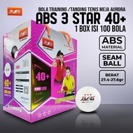 100Pcs Aurora 40+ 3Star Quality Table Tennis Ping Pong Balls