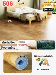 🥇ทนทานนาน100ปี🥇ผ้าไหมคอตตอนเนื้อหนาไม่กลัวพื้นหยาบ หนา3มม 1ชิ้น=15㎡.กระเบื้องยาง พื้นลายไม้ปู กระเบื