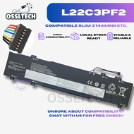 L22X3PF2 Laptop Battery SLIM 3 14AMN8 14IAN8 15ABR8 15IAN8 15IRU8 16IAH8 L22D3PF2 L22C3PF2 L22B3PF2 