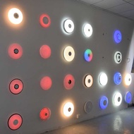 R RGB Ceiling Light Bluetooth Audio Light Colorful Bluetooth Living Room Light k Song Room Ceiling L