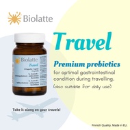 Biolatte Travel Capsules 30's - Probiotics For Daily Use, Travelling,