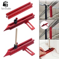 [Serenable] Scale Scribing Tool ,Marking Ruler ,Edge Corner, Measuring Gauge, Woodworking Scribe ,Wo