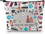 Zuo Bao Cambridge England Cosmetic Bag Cambridge University Gift London Travel Gift London Pride Gif