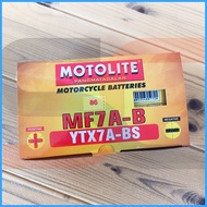 ⚽ ◿ ✉ Motolite MF7A-B Maintenance Free Motorcycle Battery YTX7A-BS MF7A MF7 YTX7A BS Battery