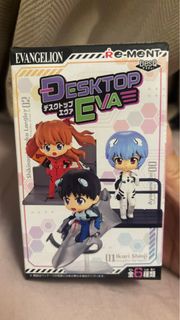 Re-Ment Desktop EVA Figure Re-Ment EVA新世紀福音戰士桌上用品 DESKTOP盲盒 貳號機 二號機  司令 爸爸