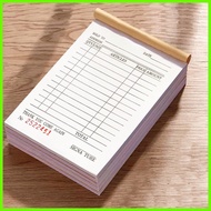 5pcs Carbonized receipt invoice 2 copies commercial receipt official receipt invoice 50 pag