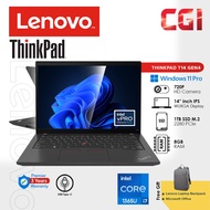Lenovo 14″ Thinkpad T14 Gen 4 i7-1365U 8GB 1TB IPS WUXGA Win11Pro Intel vPro Enterprise With Office 