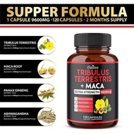 100% Original Products.120 Capsule.Contains extracts of Tribulus Terrestris,Ashwagandha,Ginseng more to improve energy,