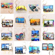 Terengganu Keychain Kayu 2 Lapis