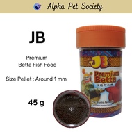 JB Premium Betta 45g Makanan Ikan Laga Betta /Guppy Fish Food