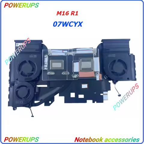 New Original Laptop CPU/GPU Cooler Radiator Heatsink&Fan For DELL Alienware M16 R1 I+N MB1 07WCYX