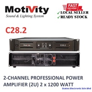 MOTIVITY C28.2 2-Channel Professional Power Amplifier - 2 x 1200 Watt