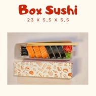 Sushi Slidding Box Sliding Cake Box/ Sushi Box/ Sushi Tray/ Sushi Tray Box Long Sushi Box/ Sushi Pac